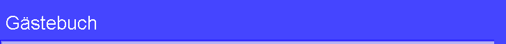 Gästebuch